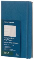 Еженедельник Moleskine CLASSIC WKNT LARGE, A5, синий стальной