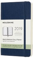 Еженедельник Moleskine CLASSIC SOFT WKNT Pocket, синий сапфир