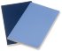 Блокнот Moleskine VOLANT POCKET, нелинованный, синий, темно-синий (2шт)