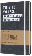 Блокнот Moleskine Limited Edition DENIM Large, линейка, This Yors