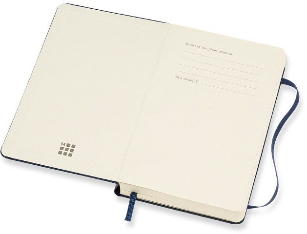 Ежедневник Moleskine CLASSIC Pocket 90x140мм 400стр. синий сапфир