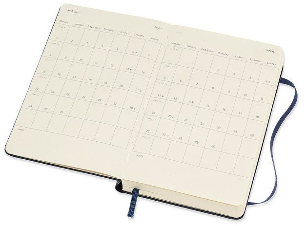 Ежедневник Moleskine CLASSIC Pocket 90x140мм 400стр. синий сапфир