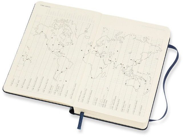 Ежедневник Moleskine CLASSIC Pocket 90x140мм 400стр. синий сапфир