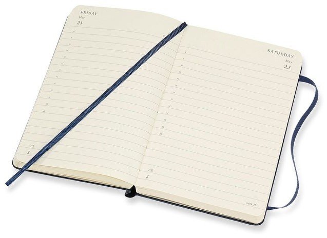 Ежедневник Moleskine CLASSIC Pocket 90x140мм 400стр. синий сапфир