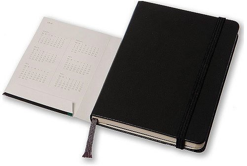Еженедельник Moleskine CLASSIC WKLY LARGE, A5, черный