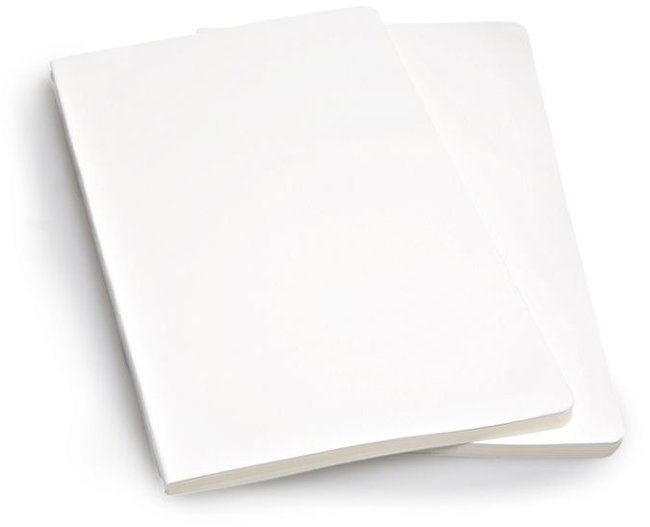 Блокнот Moleskine VOLANT LARGE, нелинованный, белый (2шт) Блокнот Moleskine VOLANT LARGE, нелинованный, белый (2шт)