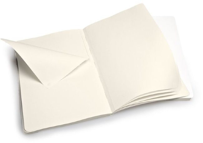 Блокнот Moleskine VOLANT LARGE, нелинованный, белый (2шт) Блокнот Moleskine VOLANT LARGE, нелинованный, белый (2шт)