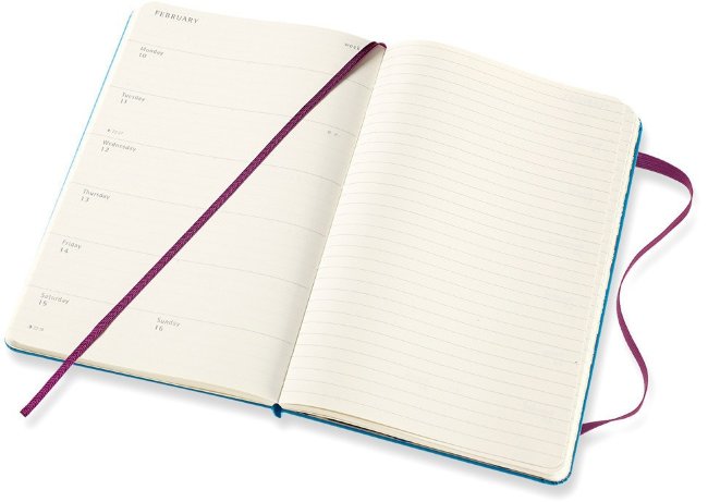 Еженедельник Moleskine ACADEMIC ALICE WKNT Large, датированный на 18 месяцев, голубой Еженедельник Moleskine ACADEMIC ALICE WKNT Large, датированный на 18 месяцев, голубой