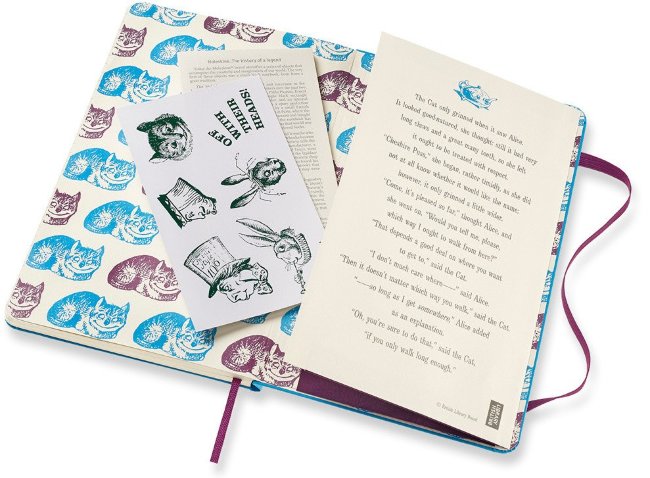 Еженедельник Moleskine ACADEMIC ALICE WKNT Large, датированный на 18 месяцев, голубой Еженедельник Moleskine ACADEMIC ALICE WKNT Large, датированный на 18 месяцев, голубой