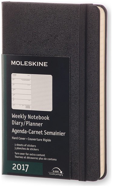 Еженедельник Moleskine CLASSIC WKNT POCKET, A6, черный Еженедельник Moleskine CLASSIC WKNT POCKET, A6, черный