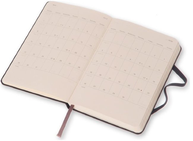 Еженедельник Moleskine CLASSIC WKNT POCKET, A6, черный Еженедельник Moleskine CLASSIC WKNT POCKET, A6, черный