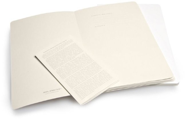 Блокнот Moleskine VOLANT LARGE, линейка, белый (2шт) Блокнот Moleskine VOLANT LARGE, линейка, белый (2шт)