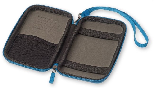 Чехол для путешествий Moleskine Journey Pouch Small, ремешок на запястье, синий