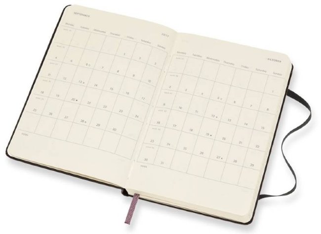 Еженедельник Moleskine ACADEMIC HORIZONTAL Pocket, датированный на 18 месяцев, черный Еженедельник Moleskine ACADEMIC HORIZONTAL Pocket, датированный на 18 месяцев, черный