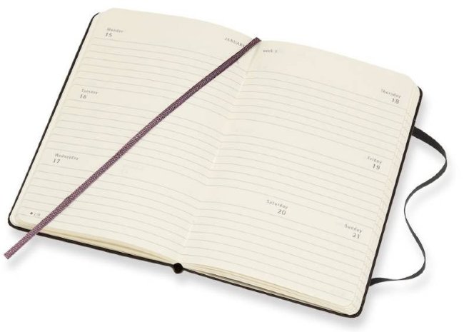 Еженедельник Moleskine ACADEMIC HORIZONTAL Pocket, датированный на 18 месяцев, черный Еженедельник Moleskine ACADEMIC HORIZONTAL Pocket, датированный на 18 месяцев, черный