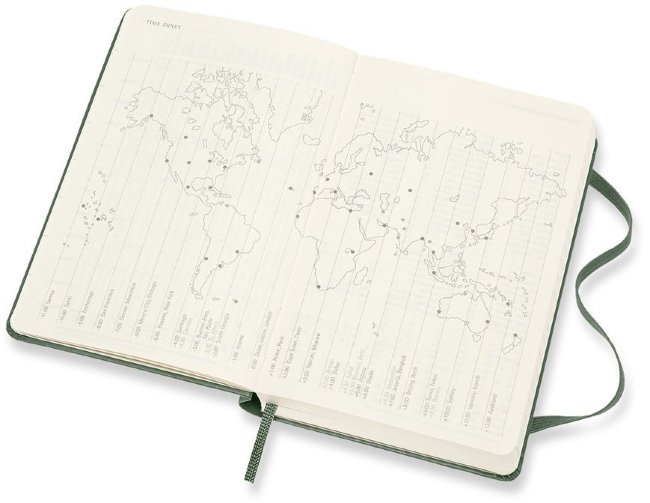 Еженедельник MOLESKINE Classic WKNT 144стр, зеленый