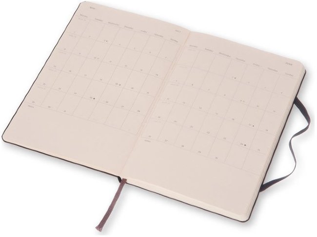 Еженедельник Moleskine CLASSIC WKNT LARGE, A5, черный