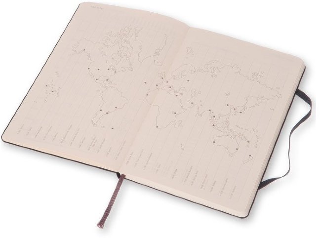 Еженедельник Moleskine CLASSIC WKNT LARGE, A5, черный