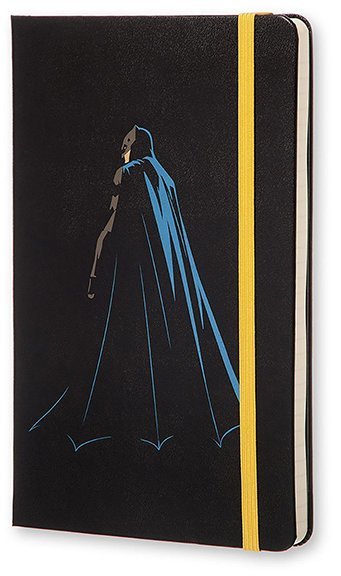 Блокнот Moleskine BATMAN VS SUPERMAN LARGE Limited Edition, линейка, черный (Batman)