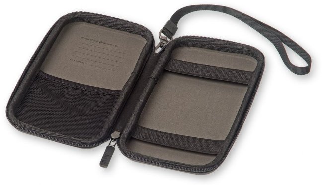Чехол для путешествий Moleskine Journey Pouch Small, ремешок на запястье, черный