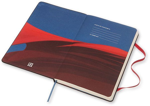 Блокнот Moleskine BATMAN VS SUPERMAN LARGE Limited Edition, линейка, черный (Superman)