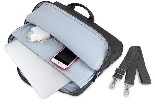 Сумка для ноутбука 15.4" Moleskine, черный Сумка для ноутбука 15.4" Moleskine, черный