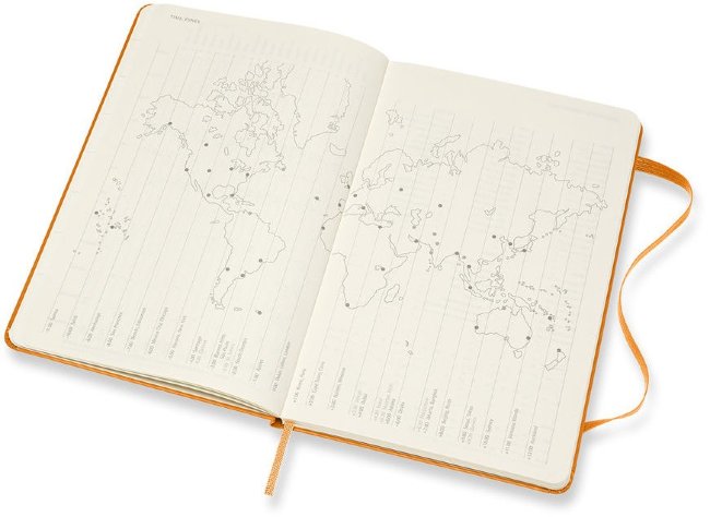 Еженедельник Moleskine CLASSIC WKLY Large 130х210мм 144стр. оранжевый Еженедельник Moleskine CLASSIC WKLY Large 130х210мм 144стр. оранжевый