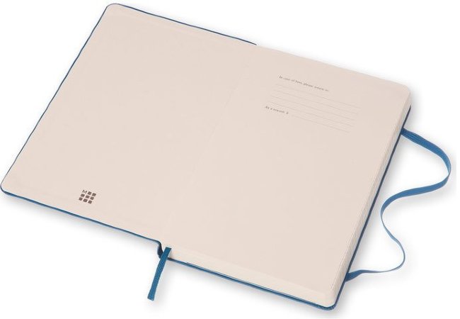 Ежедневник Moleskine CLASSIC DAILY LARGE, A5, синий стальной