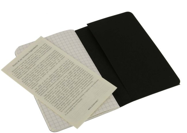 Блокнот Moleskine CAHIER JOURNAL POCKET, клетка, черный (3шт) Блокнот Moleskine CAHIER JOURNAL POCKET, клетка, черный (3шт)