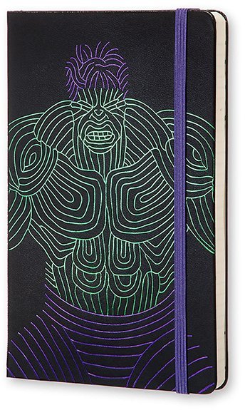 Блокнот Moleskine THE AVENGERS (Мстители) LARGE Limited Edition, линейка (Hulk)