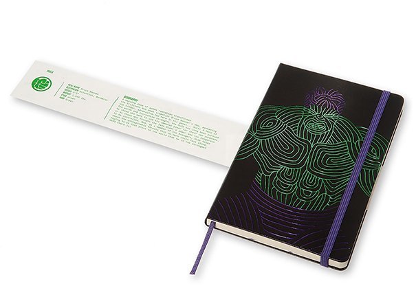 Блокнот Moleskine THE AVENGERS (Мстители) LARGE Limited Edition, линейка (Hulk)
