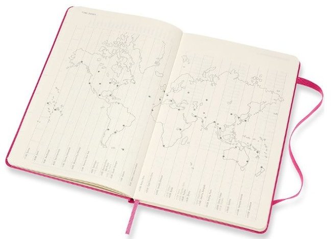 Еженедельник Moleskine CLASSIC WKLY Large 130х210мм 144стр. фуксия