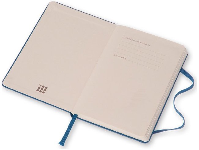 Еженедельник Moleskine CLASSIC WKNT POCKET, A6, синий стальной