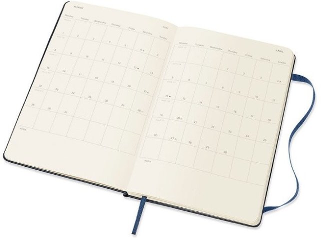 Еженедельник Moleskine CLASSIC WKNT Large 130х210мм 144стр. синий сапфир Еженедельник Moleskine CLASSIC WKNT Large 130х210мм 144стр. синий сапфир
