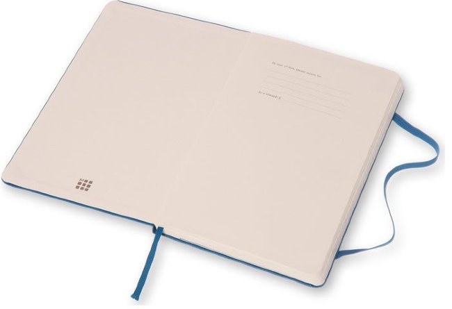 Еженедельник Moleskine CLASSIC WKNT LARGE, A5, синий стальной