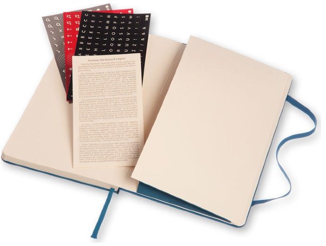 Еженедельник Moleskine CLASSIC WKNT LARGE, A5, синий стальной