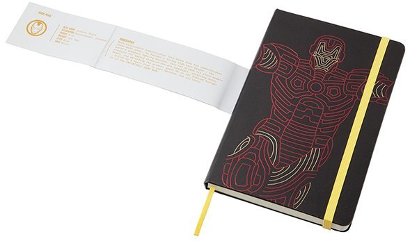 Блокнот Moleskine THE AVENGERS (Мстители) LARGE Limited Edition, линейка (Ironman)