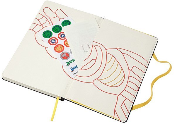 Блокнот Moleskine THE AVENGERS (Мстители) LARGE Limited Edition, линейка (Ironman)