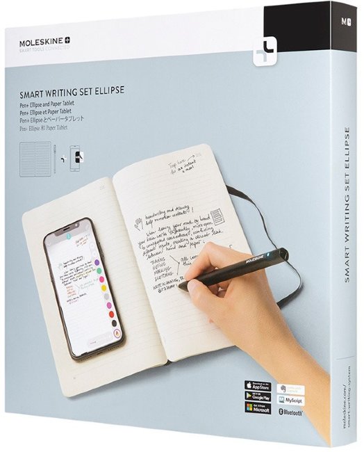 Набор Smart Writing Moleskine, блокнот Paper Tablet и ручка SMART PEN+ Ellipse Набор Smart Writing Moleskine, блокнот Paper Tablet и ручка SMART PEN+ Ellipse