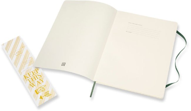 Блокнот Moleskine CLASSIC XLarge, линейка, зеленый Блокнот Moleskine CLASSIC XLarge, линейка, зеленый