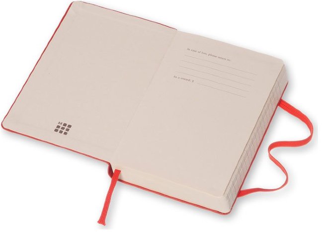 Ежедневник Moleskine CLASSIC DAILY POCKET, A6, оранжевый