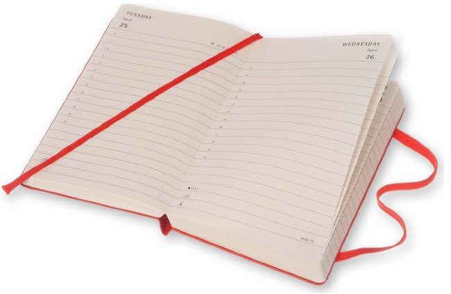 Ежедневник Moleskine CLASSIC DAILY POCKET, A6, оранжевый