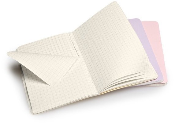 Блокнот Moleskine CAHIER JOURNAL POCKET, клетка, синий индиго (3шт) Блокнот Moleskine CAHIER JOURNAL POCKET, клетка, синий индиго (3шт)