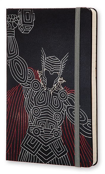 Блокнот Moleskine THE AVENGERS (Мстители) LARGE Limited Edition, линейка (Thor)