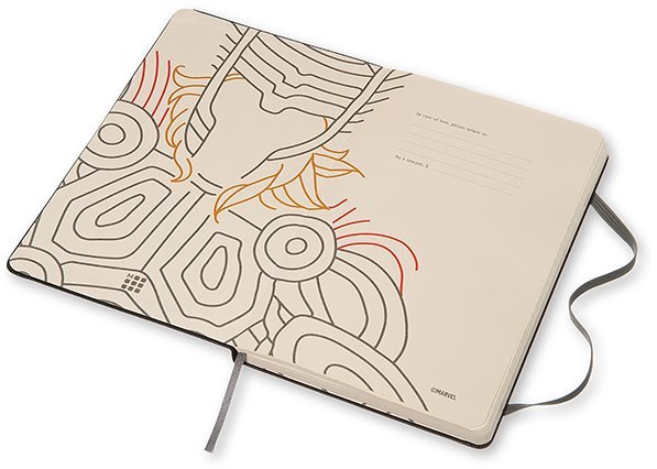 Блокнот Moleskine THE AVENGERS (Мстители) LARGE Limited Edition, линейка (Thor)