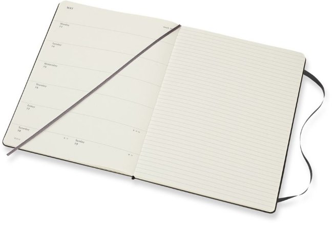 Еженедельник Moleskine ACADEMIC WKNT XL, черный Еженедельник Moleskine ACADEMIC WKNT XL, черный