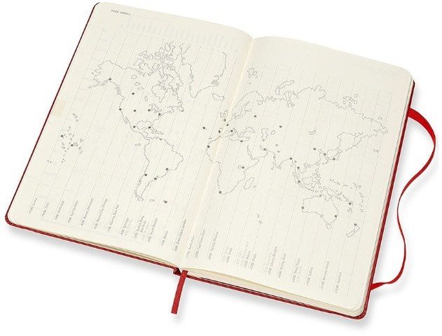 Еженедельник Moleskine CLASSIC WKLY Large 130х210мм 144стр. красный