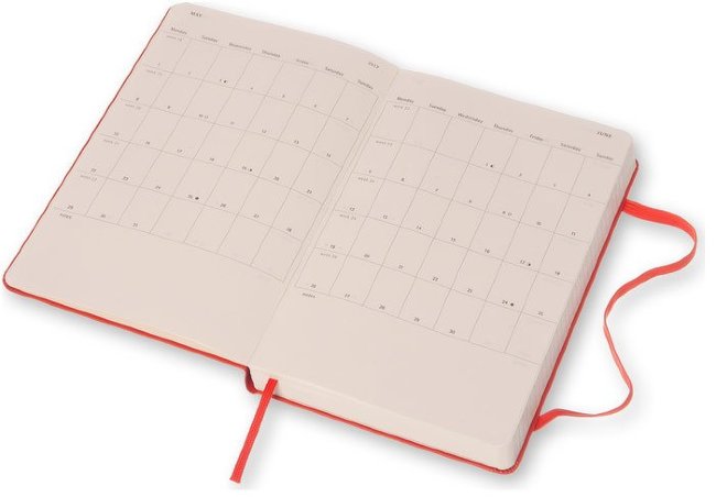 Ежедневник Moleskine CLASSIC DAILY LARGE, A6, оранжевый