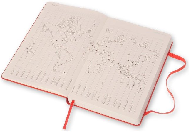 Ежедневник Moleskine CLASSIC DAILY LARGE, A6, оранжевый