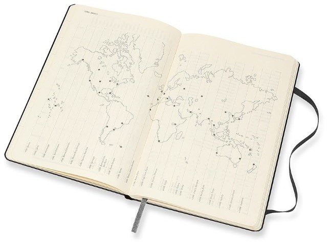 Еженедельник Moleskine CLASSIC WKLY Large 130х210мм 144стр. черный